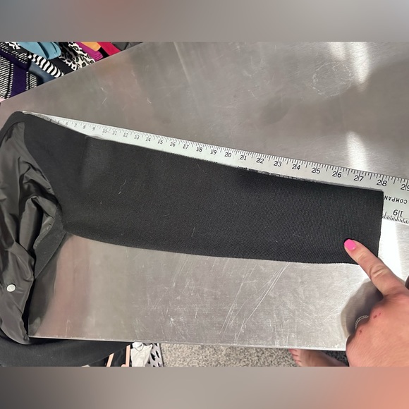 Calibrate Lockdown BLACK Varsity Jacket Casual Snap Front Silky Knit SZ SMALL - Picture 11 of 14